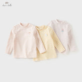 Girl Striped Cotton Long Sleeve Tee